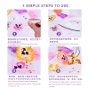 3D stereoscopic bean curd flower bouquet material package for children, DIY bean curd handcrafted decorative items, creative gifts Application Scenario